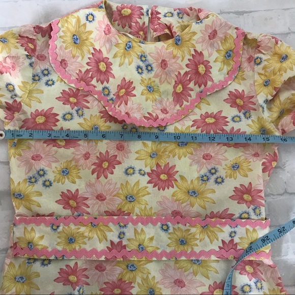 True Vintage Cottagecore Floral Prairie Midi Dress - Picture 6 of 7